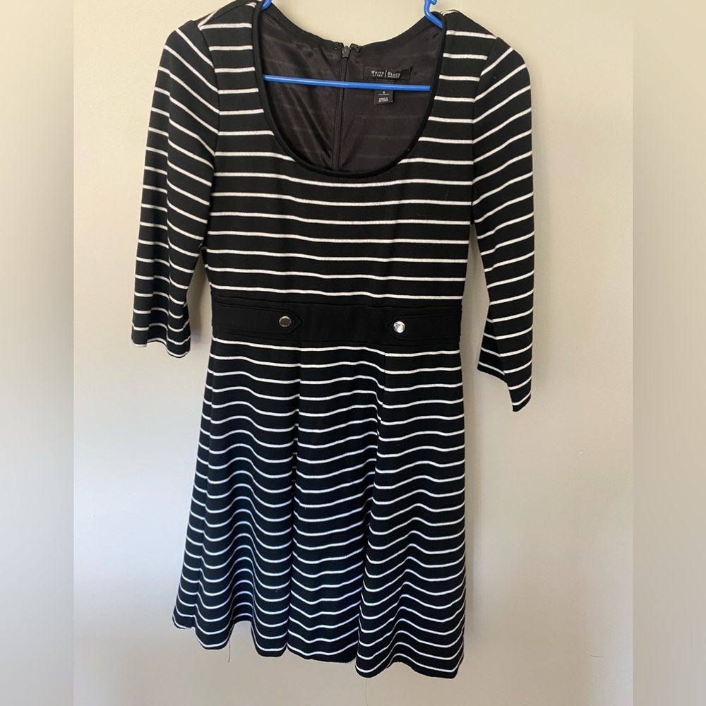 White House Black Market fit and flare dress
